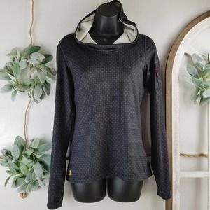 Lola - Dark Gray Pullover with Hoodie - S